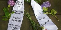 Kranz der VVN-BdA Münster zur Gedenkveranstaltung 2017